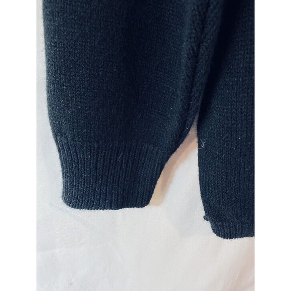 Vintage 80s 90s Alfred Dunner Color Block Sweater M Red Black Crew Neck - Picture 6 of 7